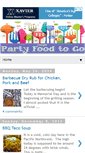 Mobile Screenshot of partyfood2go.com