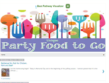 Tablet Screenshot of partyfood2go.com